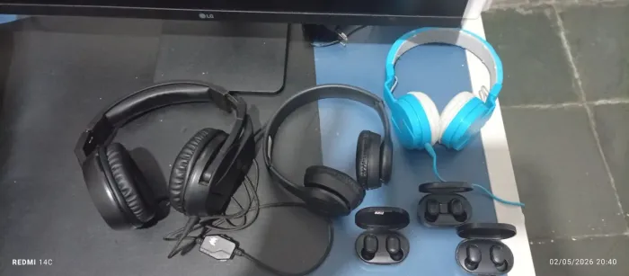 Kit fones de ouvido