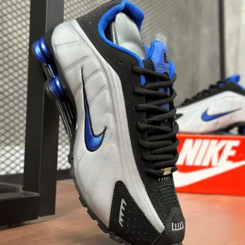 Nike Shox R4 4 mola cinza, preto, prata e azul! Novo 36 ao 43 na caixa/ quatro molas retro