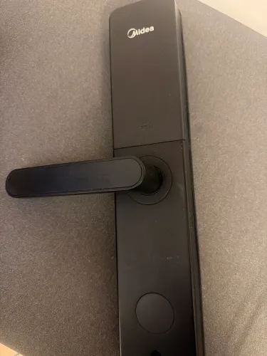 Fechadura Digital Midea FDA21PD SmartLock OneGrip Biometria Ate 50 Impressoes Digitais