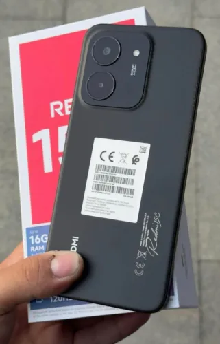 Telefone Novo e Lançamento - Redmi 15C - Global - Preto - 256/4 - Bateria Boa