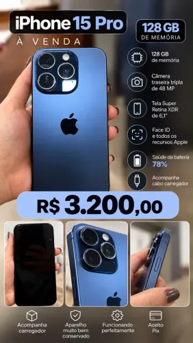 iPhone 15 pro 128 Gb