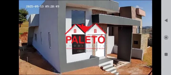 Casa em fase de acabamento a venda no Condomínio Ninho Verde II na cidade de Pardinho inte