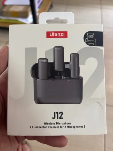 Microfone de lapela ULANZI J12 Lightining