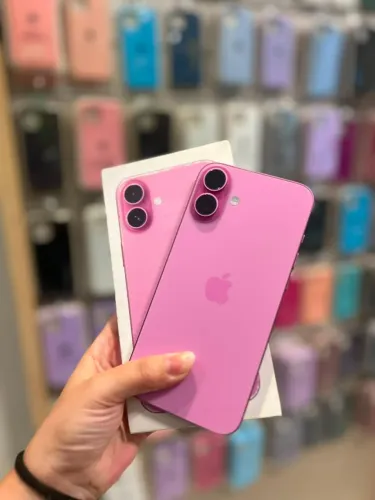 iPhone 16 Plus 128gb ROSA Seminovo 100% Garantia Apple Março/2027-Retire em loja física