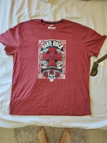 Camiseta HardRock Cafe London vermelha XXL