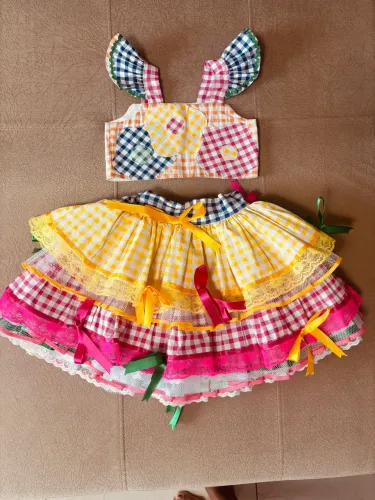 Roupa de São João infantil menina 