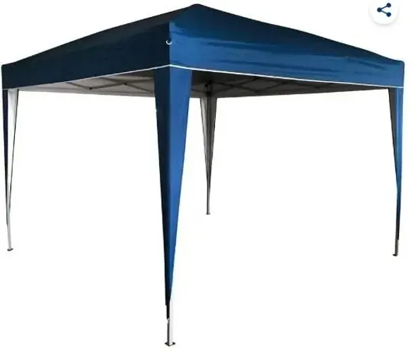TENDA GAZEBO 3X3 MT AZUL DOBRAVEL ALUMINIO