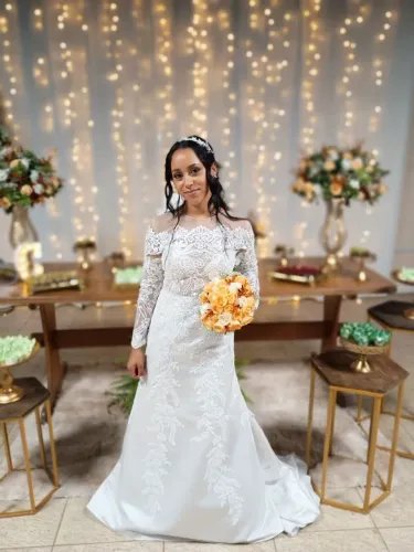 ? Vestido de Noiva Sereia em Renda - Excelente Estado - Curitiba/PR