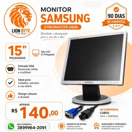 MONITOR SAMSUNG SYNCMASTER 540N ? 15?