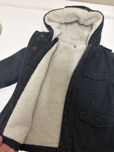 Jaqueta infantil forrada - marca Petit bateau - francesa TAM 3 anos