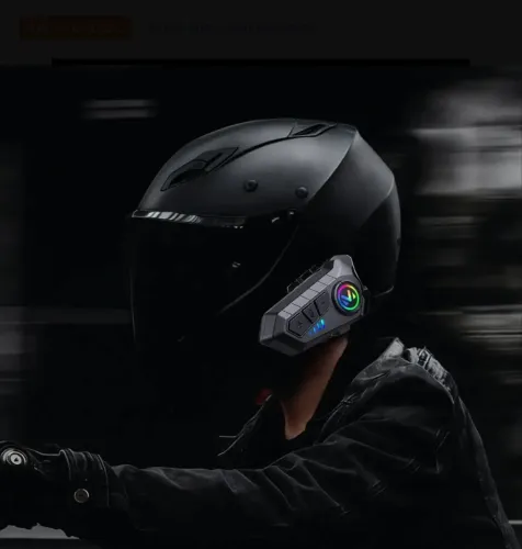 Fone Bluetooth Para Capacete Moto Com Microfone