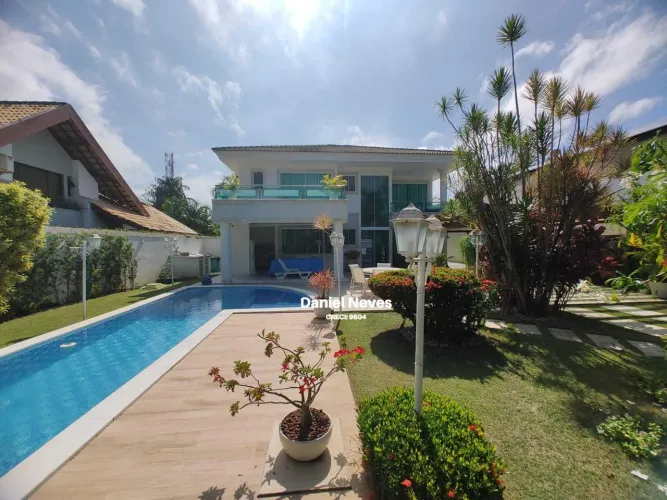 Casa em Condomínio para Venda em Camaçari, Busca Vida (Abrantes), 5 dormitórios, 4 suítes,