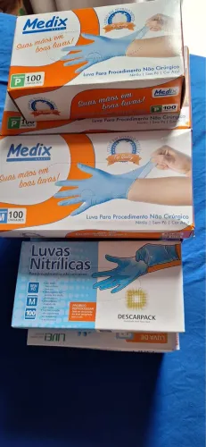 Luva para procedimento não cirúrgico 