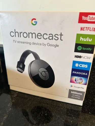 Chromecast novo na caixa nunca usado