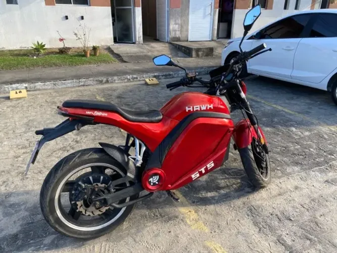 Moto elétrica Hawk STS HW05 3000W 2023, documentada e emplacada