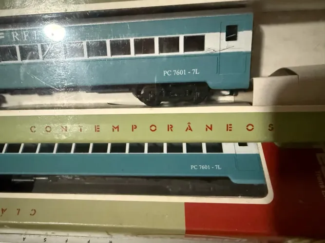 Kit com 5 vagões frateschi escala HO