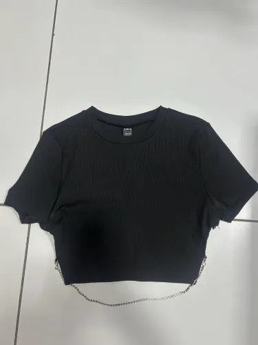CROPPED SHEIN COSTA ABERTA COM BRILHO