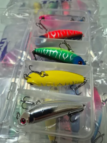 Kit 5 iscas superfície do Mererofishing- Ultralight 
