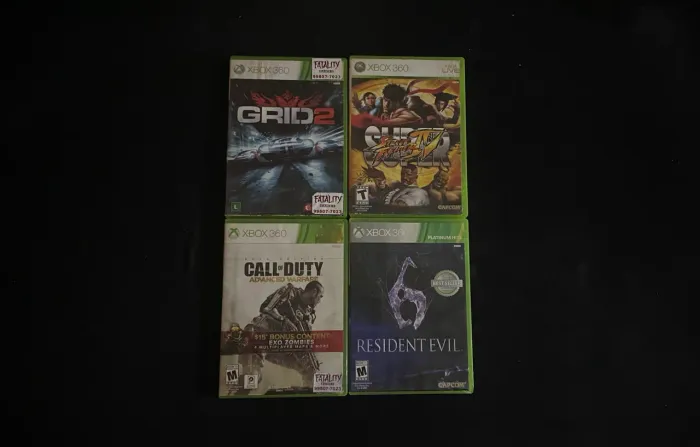4 jogos Xbox 360 originais