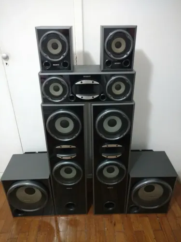 Conjunto de Caixas para Receiver e Home Theater