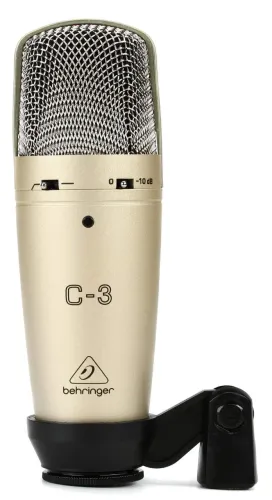 Microfone condensador multipadrão Behringer C3 - Oddity Gold Color (Novo)