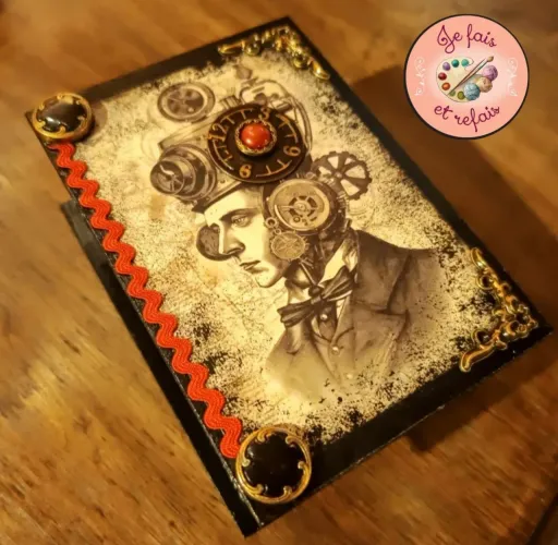 Caixinha Steampunk Retrô Futurista