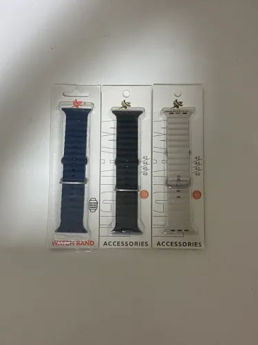 3 Pulseiras Silicone para Apple Watch/Smartwatch - Novas