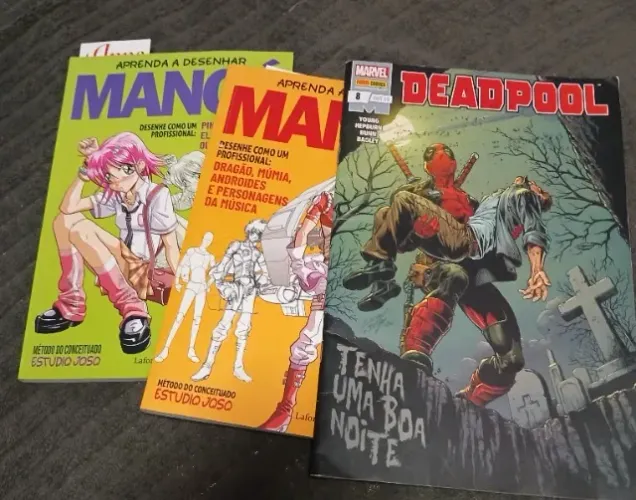 Mangá aprenda a desenhar vol.1e 2