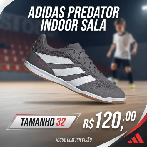 Chuteira Adidas Predator Futsal Indoor n° 32