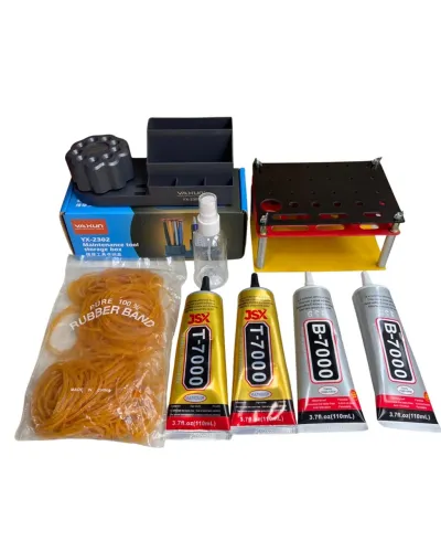 Kit Ferramentas e Insumos Para Técnicos 8 Peças