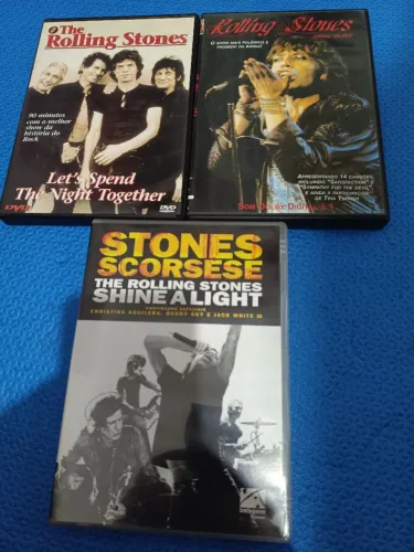 DVD The Rolling stones 3 DVDs originais