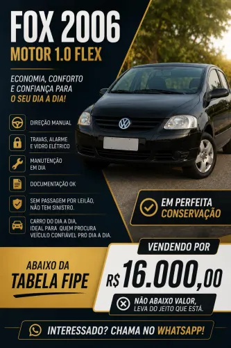 Volkswagen Fox Plus 1.0mi/ 1.0mi Total Flex 8V 4P 2006