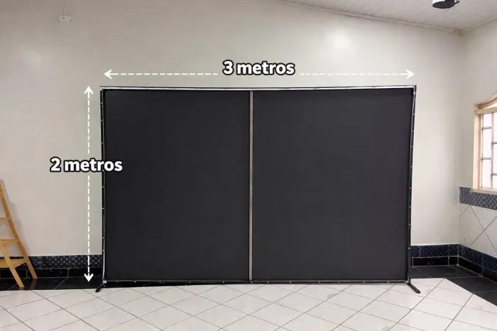 Estrutura 3x2m Suporte Banner Painel Backdrop Base Fechada