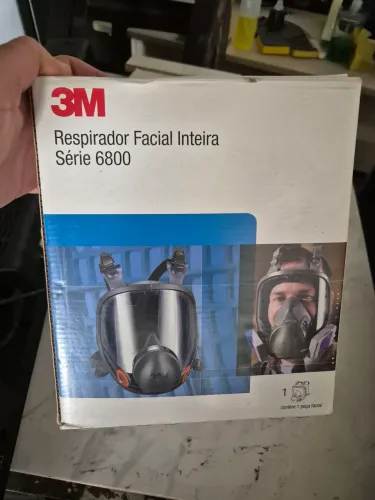 Mascara 3m anti gases e particulas - Nova com filtros