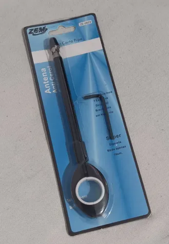 Antena Corta Pipa em Aço Inox para guidão 