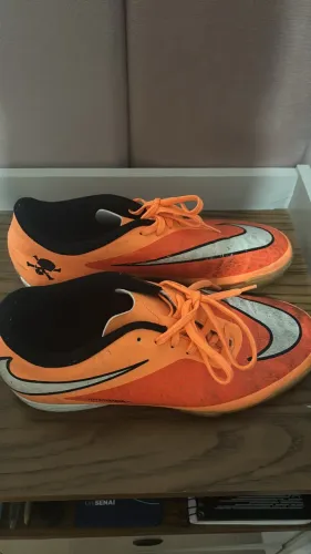 Chuteira Futsal Nike Hupervenom Laranja Tam. 40