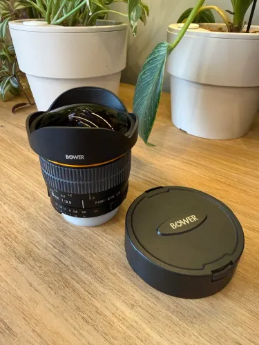 Lente Fisheye Bower 8mm f/3.5 para Nikon