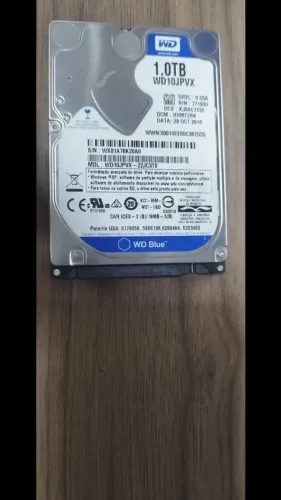 HD NOTEBOOK SATA 1 TB Western Digital (200,00 LEVA OUTRO HD DE 500GB)