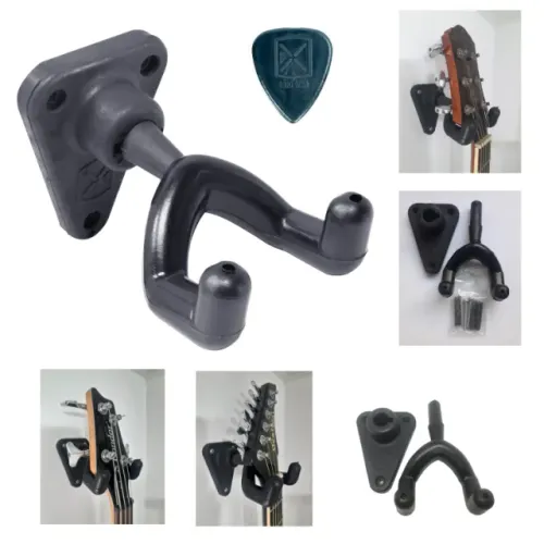 Suporte de parede para Violão Guitarra Baixo Ukulele Cavaquinho e Bandolim. IBOX Mod. SPF.