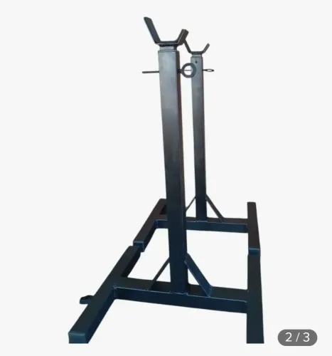 Cavalete p/ barra regulável supino, agachamento e biceps