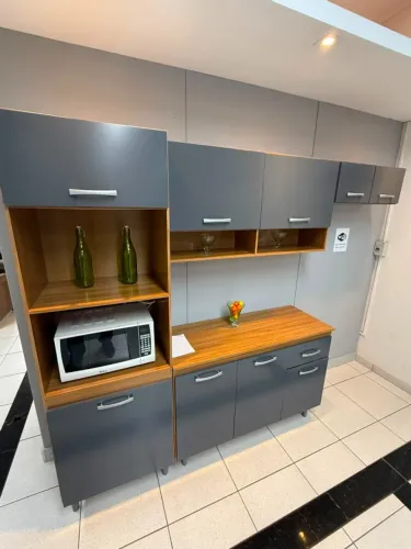 ? Armário de Cozinha Pronta Entrega - Transforme Sua Cozinha Hoje Mesmo!