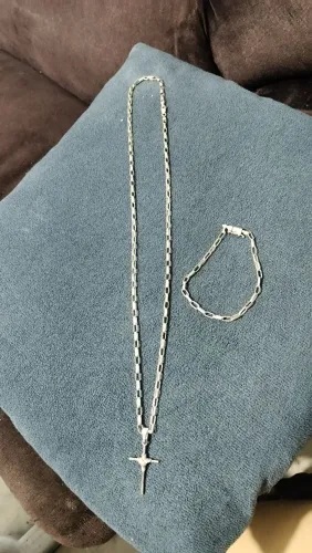 Corrente de prata 925 cartier