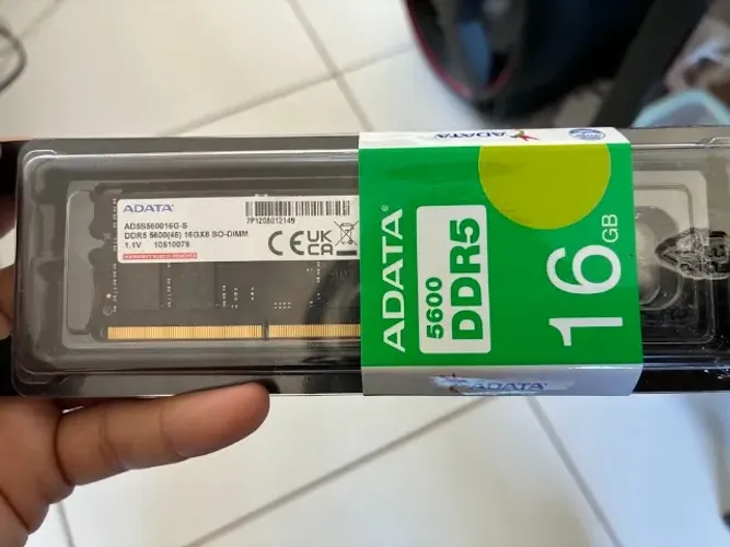 Memoria Ram  Ddr5 16gb 5600mhz Adata Ad5s560016g-s