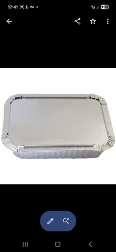 100 Marmitinhas de alumínio  retangular com tampa  220ml ideal para doces e lembrancinhas