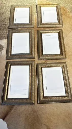 Conjunto de 6 molduras clássicas 43x53