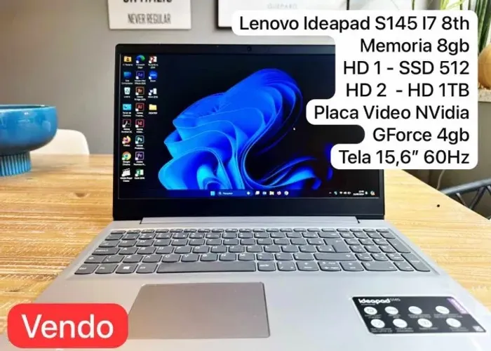 NOTEBOOK LENOVO IDEAPAD S145 I7 8th