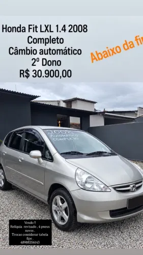 Honda Fit LXL 1.4/ 1.4 Flex 8v/16v 5P Aut. 2008