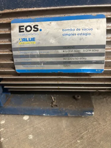 Kit Refrigeração - Bomba de Vácuo EOS + Manifold e Mangueiras
