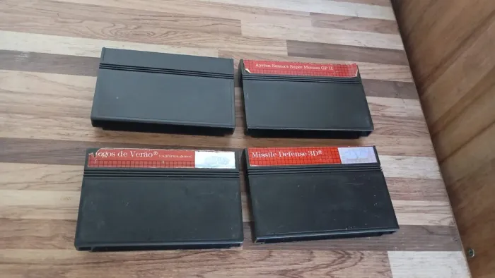 4 jogos master System funcionando