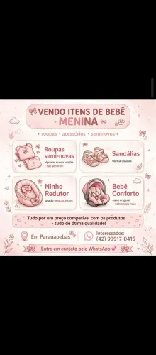 Itens De Bebê.